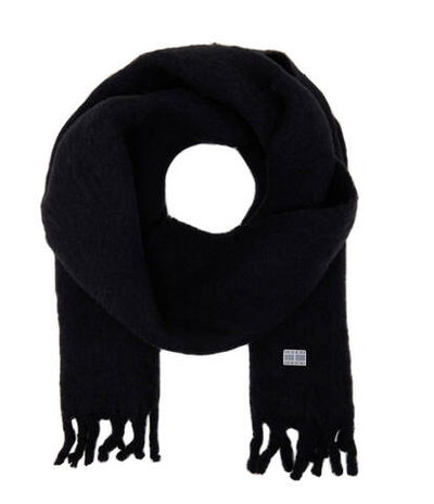 Хлопчатобумажная шаль tjw cosy knit scarf Tommy Jeans - черный(AW0AW15904)
