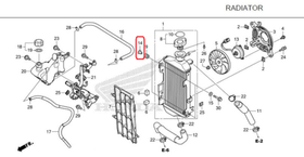 19091-KZZ-900. COLLAR, RADIATOR MOUNTING