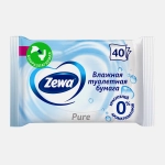 Влажная туалетная бумага Zewa Pure без аромата 40шт