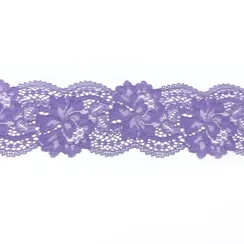 Кружево эластичное сирень 5 см