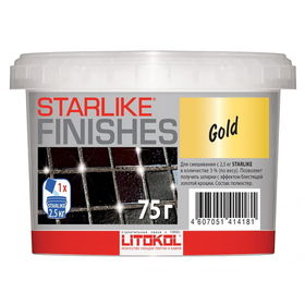 Добавка для затирок Litokol Starlike Gold 75 г