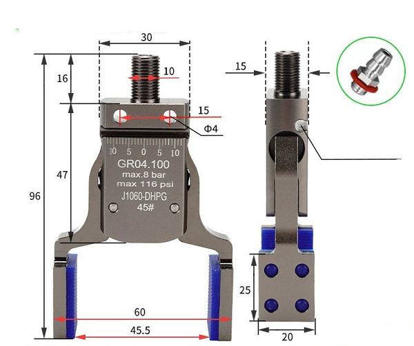Mini-dhpg-45 (magnetic parallel clip)