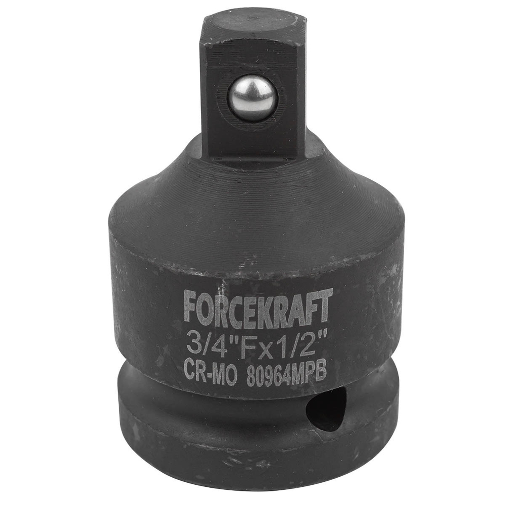 Адаптер-переходник ударный 3/4''(F)х1/2''(M) FORCEKRAFT FK-80964MPB