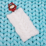 Повязка на голову теплая «Winter city - Коса, микс 6 цветов, 10*20см (Подвес Кокетка - Зима)