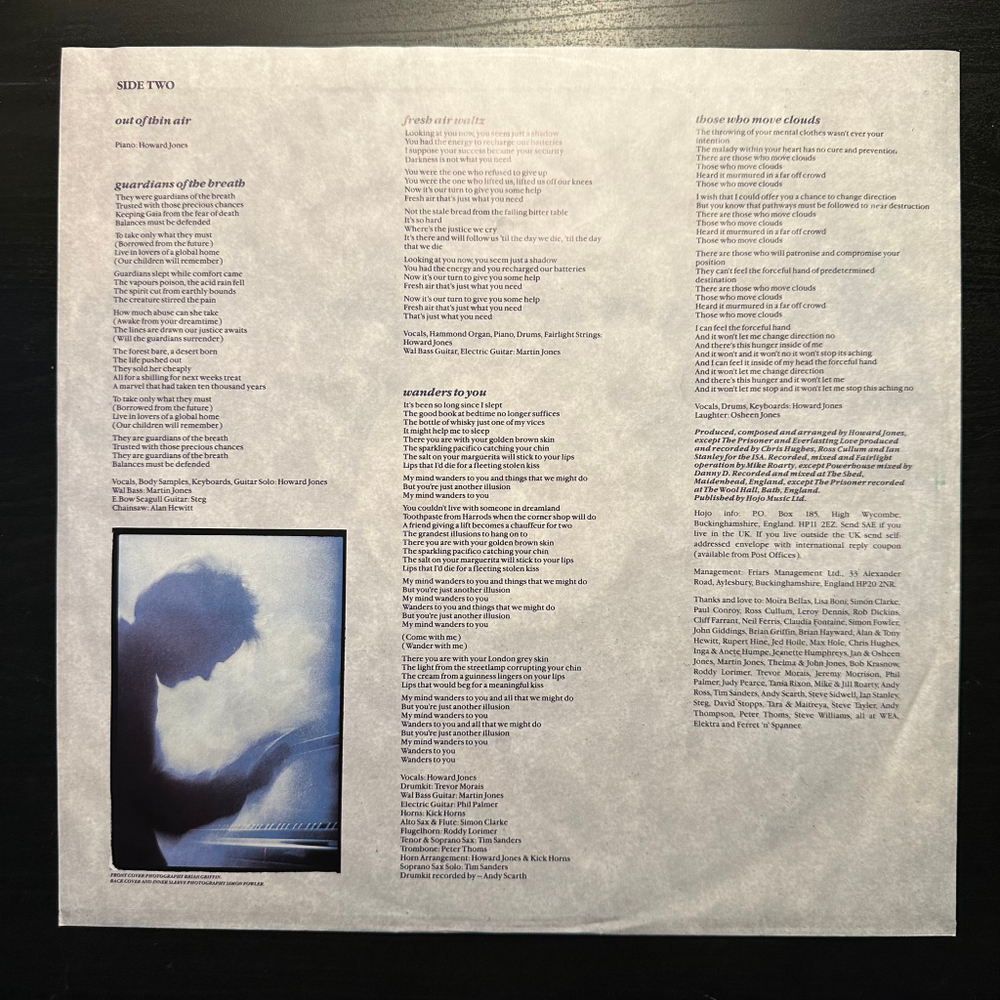 Howard Jones - Cross That Line (Германия 1989г.)