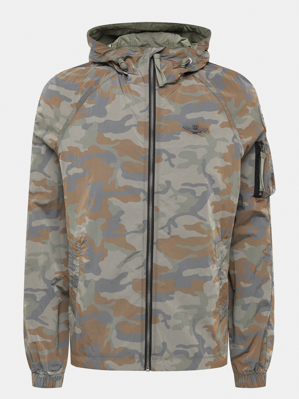 Куртка-ветровка муж. AERONAUTICA 2149 милитари