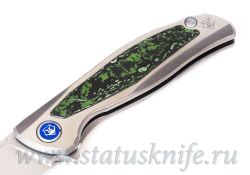 Нож Широгоров Флиппер F95NL 3M M390 CF JUNGLE WEAR MRBSфотография - 5