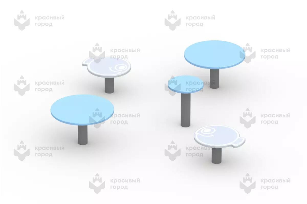 Детские столики-стульчики Рыбки