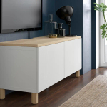 Верхняя панель - IKEA BESTÅ/BESTA, 120x42 см, коричневый, Беста/Бесто ИКЕА