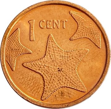 1 цент 2014 Багамские острова