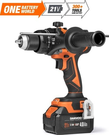 Дрель-шуруповерт аккумуляторная DAEWOO DAA 6521Li SET ударная