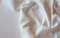 МОЛОКО - Хлопковый трикотаж с кружевом (1367 Маша) (к1 неровно приклеено кружево от кромки 48см)