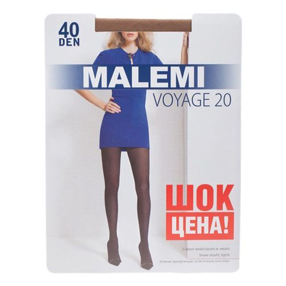 Malemi Voyage колготки класс. с шортиками 40 den melon р.2 (S)