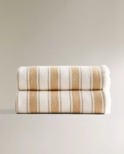 ZARA HOME ПЛЕД В ПОЛОСКУ, РАЗНОЦВЕТНЫЙ