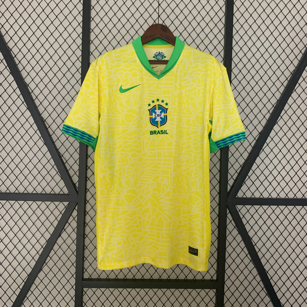 Купить домашнюю форму сборной Бразилии 2024