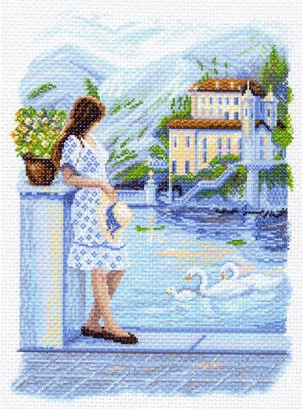 "Баден-Баден"-1517 канва с рисунком