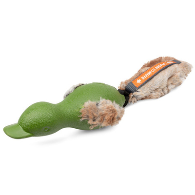 75333 Игрушка для собак Утка с отключаемой пищалкой 30см, серия Forestail PUSH TO MUTE, Gigwi