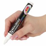 Маркер меловой "POP-ART" БЕЛЫЙ, 5 мм, сухостираемый, для гладких поверхностей, BRAUBERG, 151527