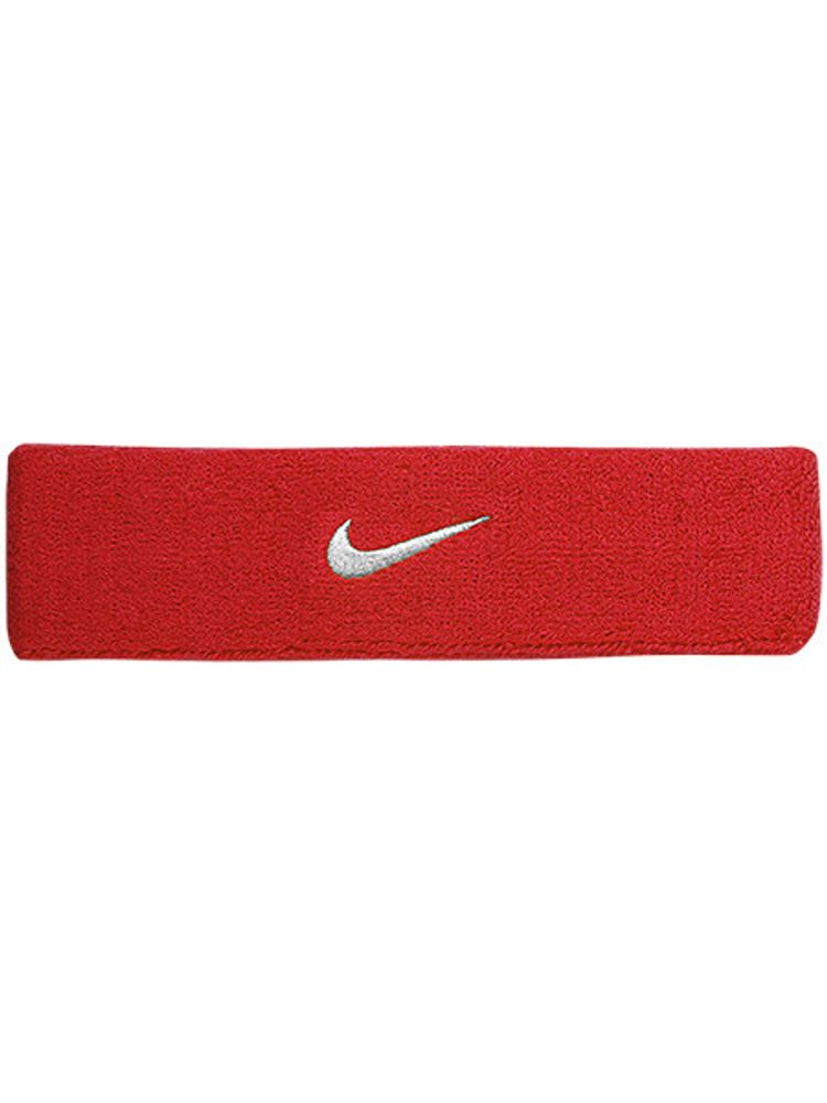 Повязка на голову теннисная Nike Swoosh Headband - varsity red/white