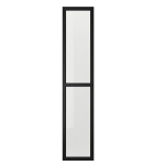Стеклянная дверь - IKEA OXBERG/ОКСБЕРГ ИКЕА, 192х40 см, черный