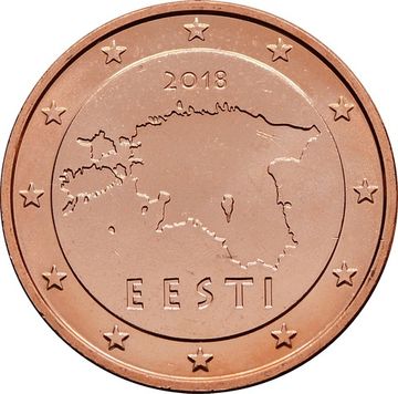 5 евроцентов 2018 Эстония (5 euro cent)
