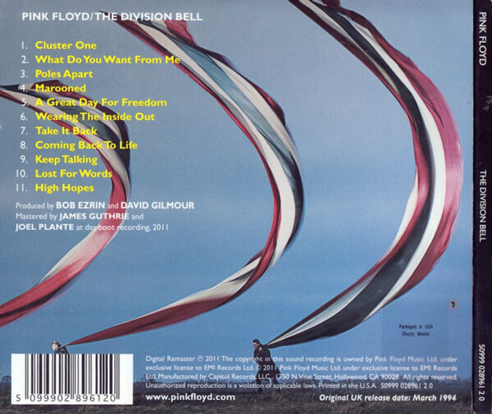 Pink Floyd. The Division Bell (CD)