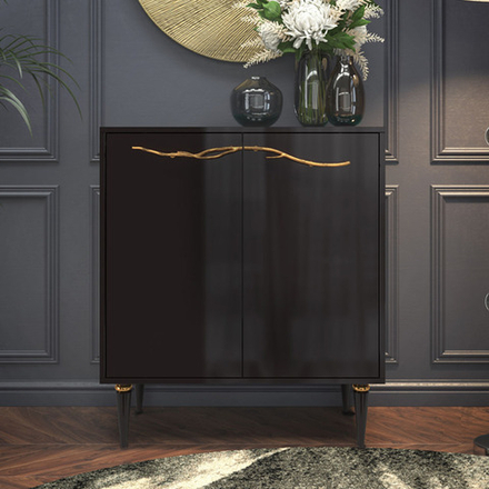 Комод Арт Колор Классик Голд с 2 полками Терпкий коричневый