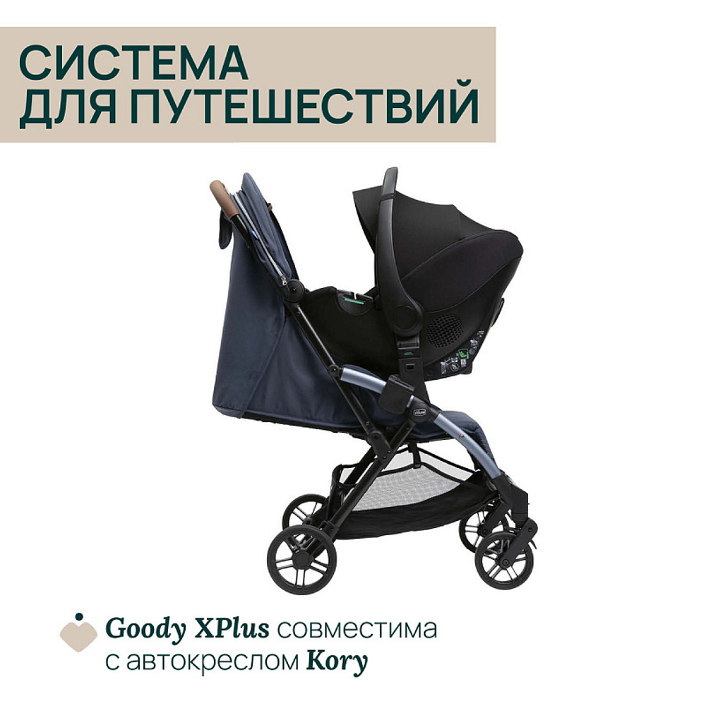 Коляска прогулочная Chicco XPlus Radiant Blue