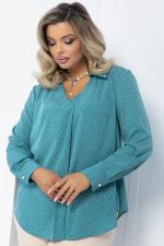 Блуза Вики (изумруд) Б12694-13 LT Collection