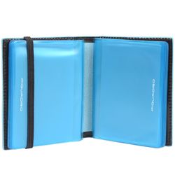 Чехол для кредитных карт Piquadro Blue Square черный телячья кожа (PP1395B2/N)