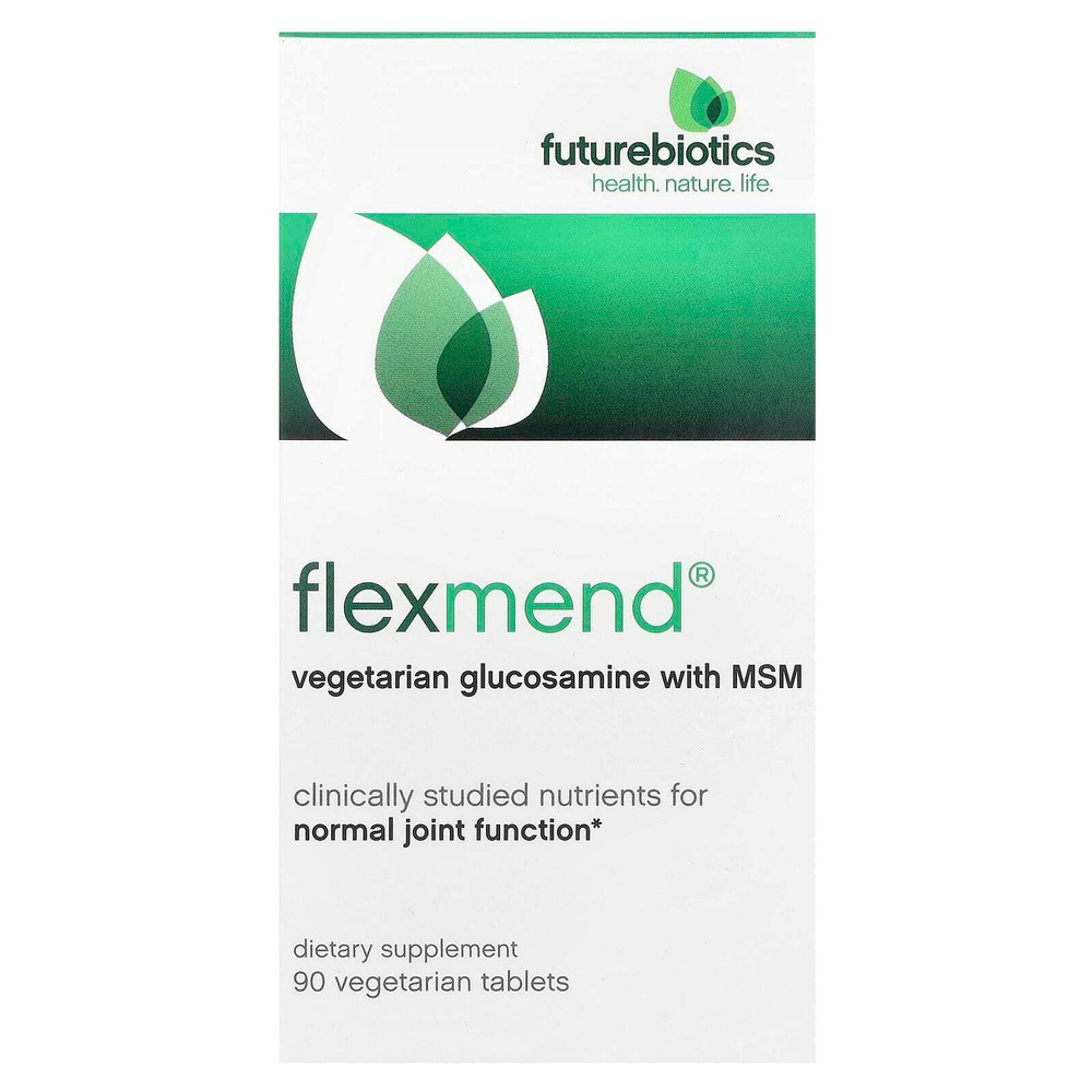 Futurebiotics, FlexMend®, вегетарианский глюкозамин с МСМ, 90 вегетарианских таблеток