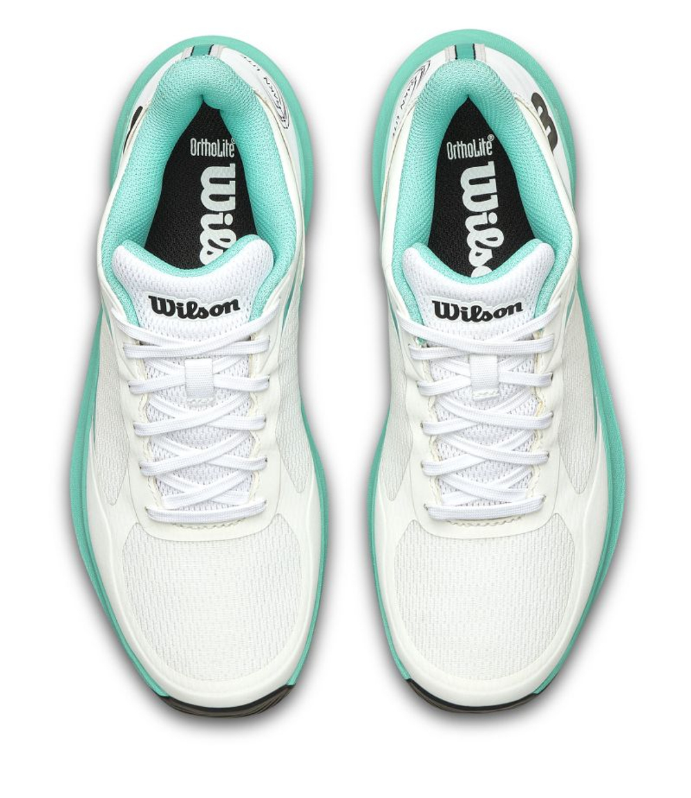 Женские кроссовки для Падел Wilson Hurakn Lite - white/turquoise/black