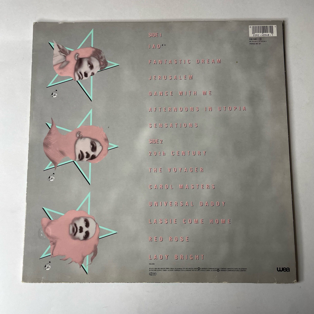 Винтажная виниловая пластинка LP Alphaville Afternoons In Utopia (Германия 1986)