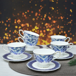 Чайный набор 12 предметов 210мл 108-350, фарфор