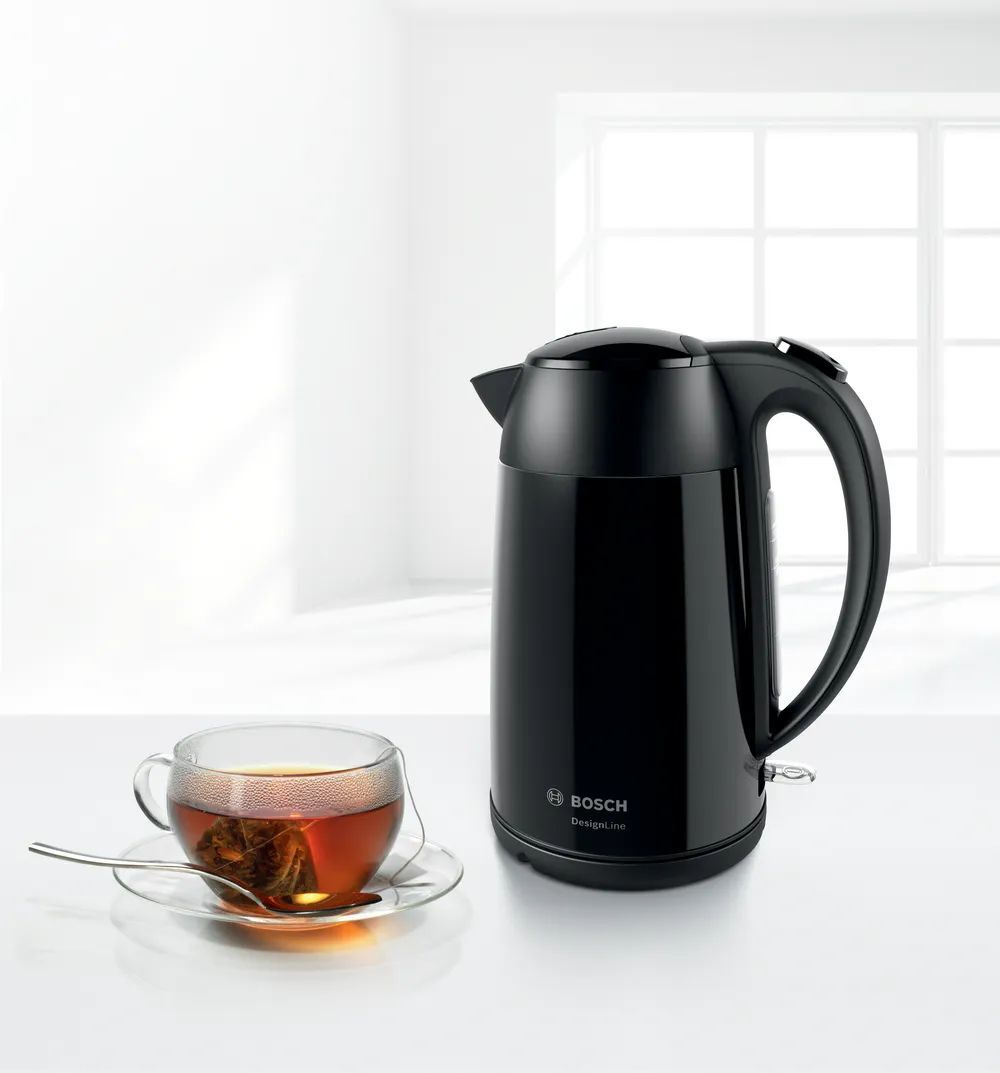 Чайник электрический BOSCH TWK3P423, черный