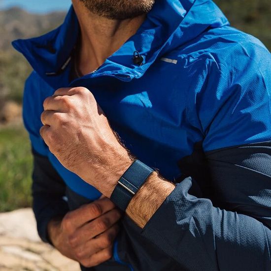 Плетеный ремешок для браслета Whoop 4.0 SuperKnit Band​ (Blue Jay)