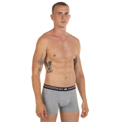 Мужские трусы боксеры серые меланжевые набор 3в1 DonDon 101-03_06