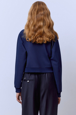 Толстовка укороченная с кантом