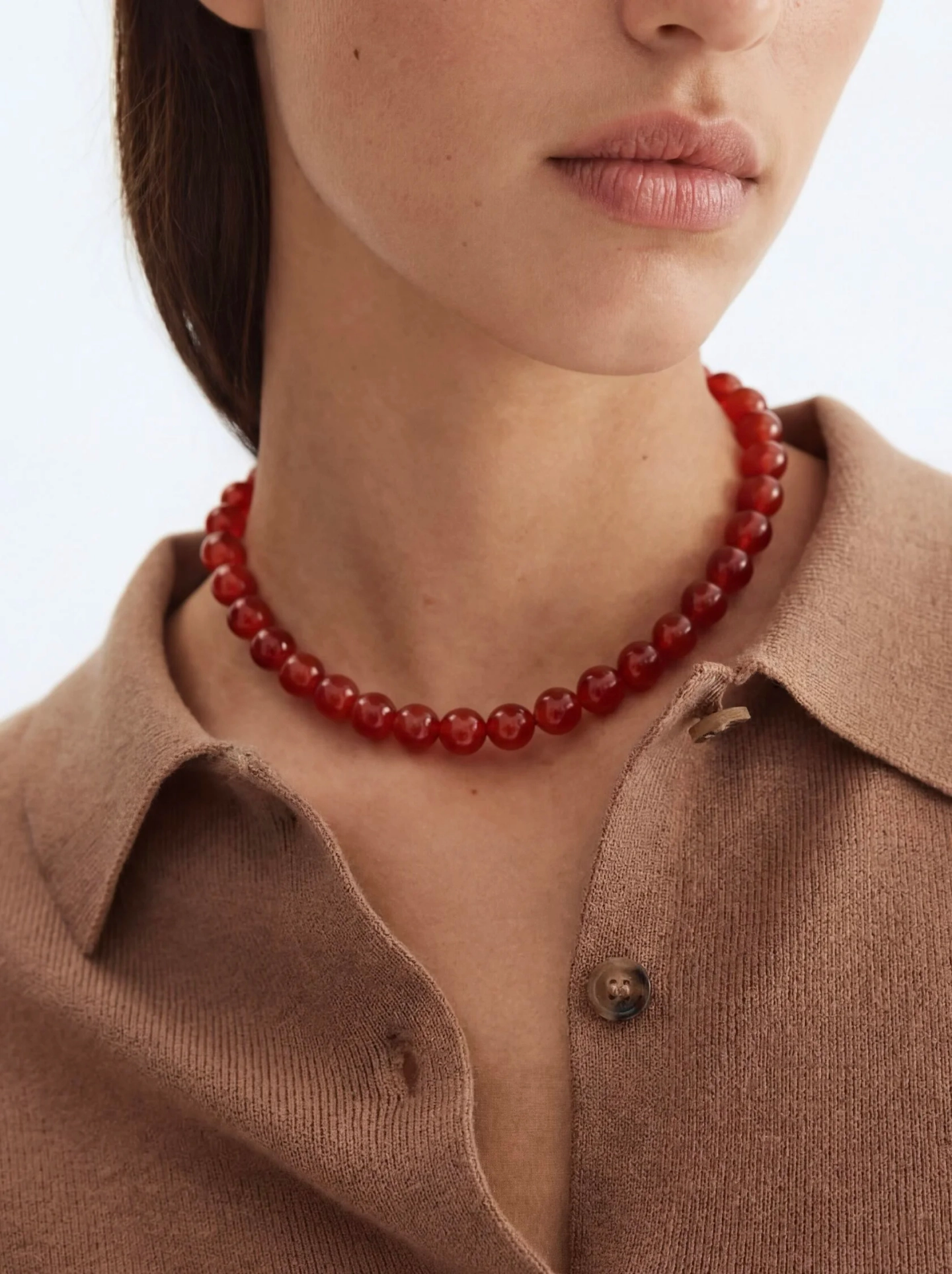 Колье Cornelian caramel