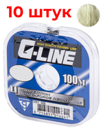 Монофильная леска для рыбалки Gamakatsu G-Line COMPETITION 100/012 10 штук