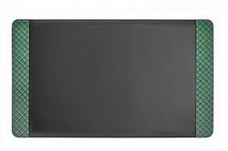 Набор подарочный из кожи FG Green treccia/черный 9 предметов