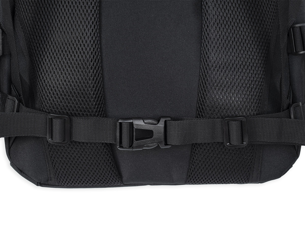 Рюкзак ShotTime городской Basic 25л, полиэстер 900D, MOLLE, 51х31х15 см, чёрный, 900г ST-BP-702 0-BK