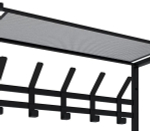 Вешалка с полкой «Торонто 21», hanger with shelf (Черный)