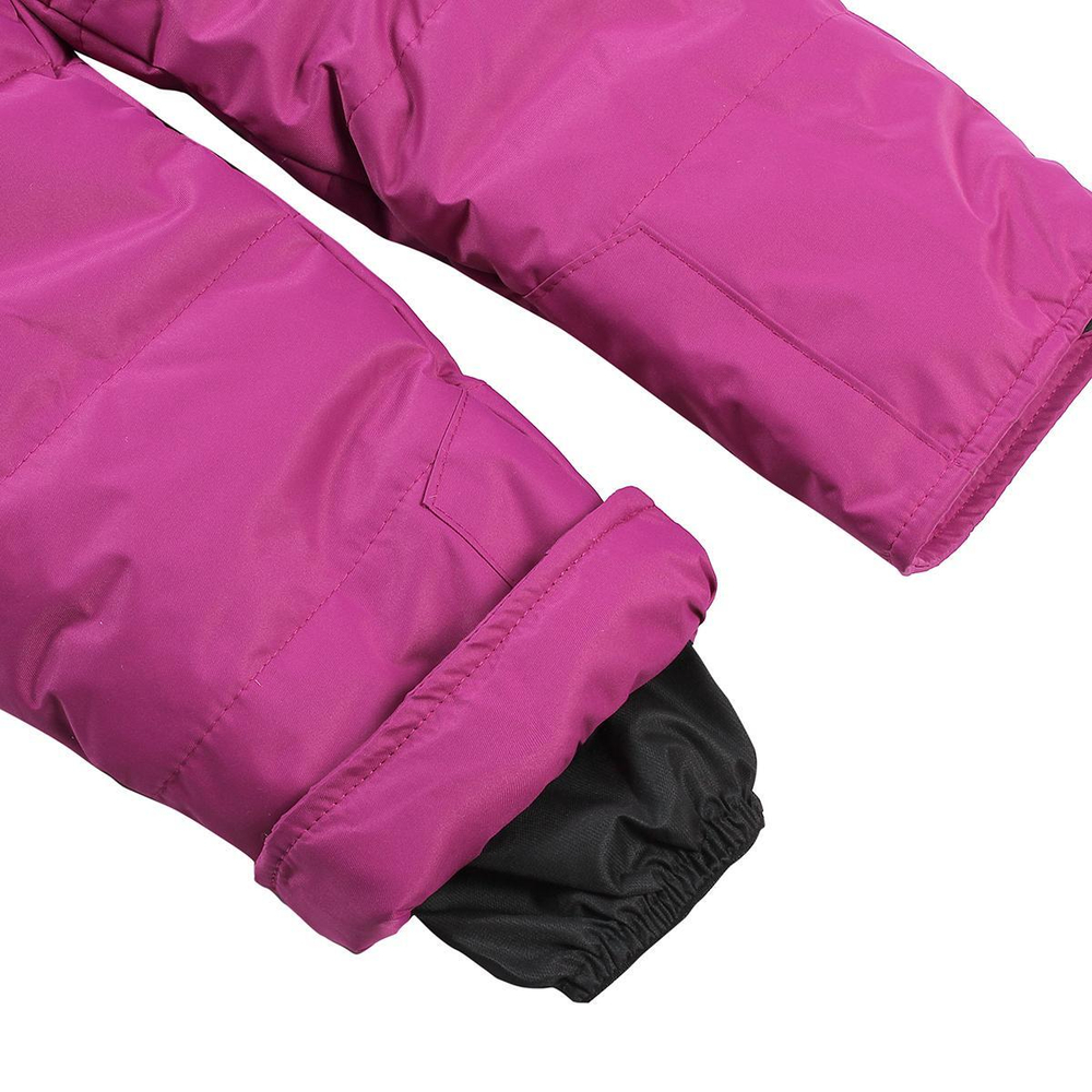 Комбинезон зимний д/девочки, р.122 (Rusland) вишня А 31-22