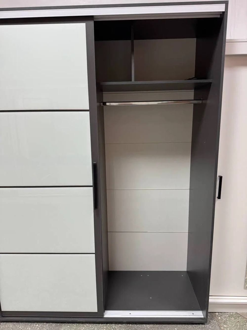 Шкаф-купе Крафт-6 ШКК-06 графит 1,6 м