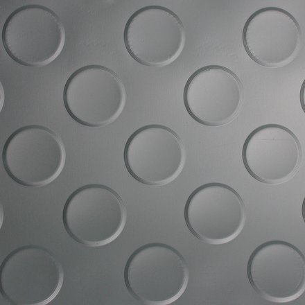 Рулонное резиновое покрытие "КОМФОРТ" - МОНЕТКА, ширина 1,2 м, серый, рулон 10м