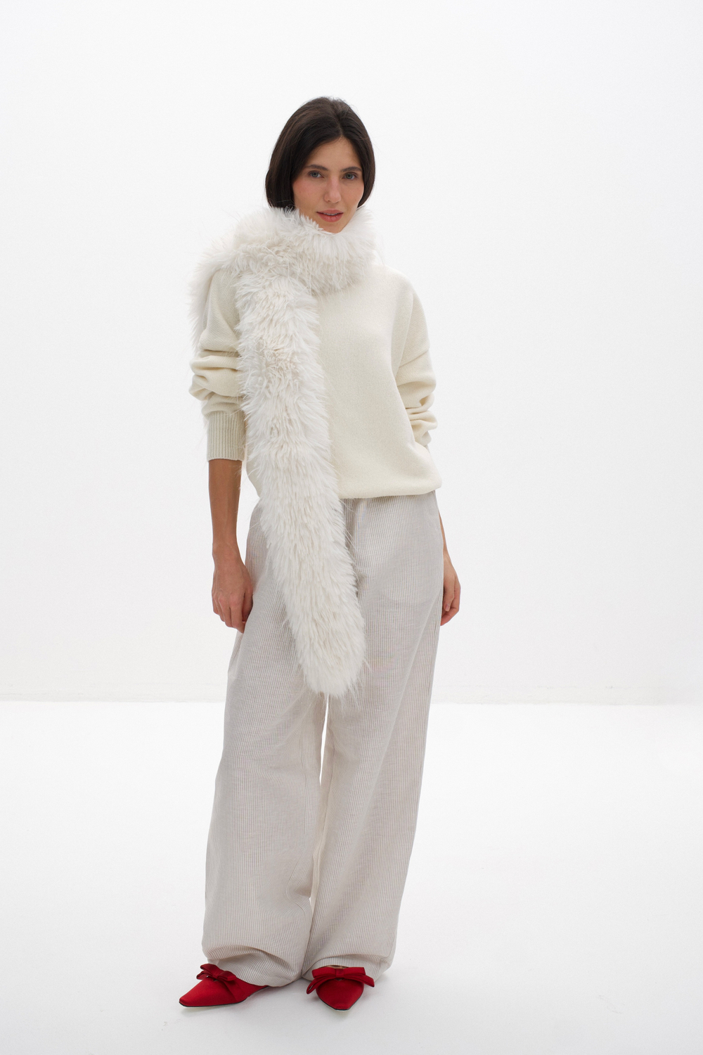 Брюки Mila изо льна и хлопка