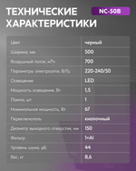 Вытяжка OASIS NC-50B