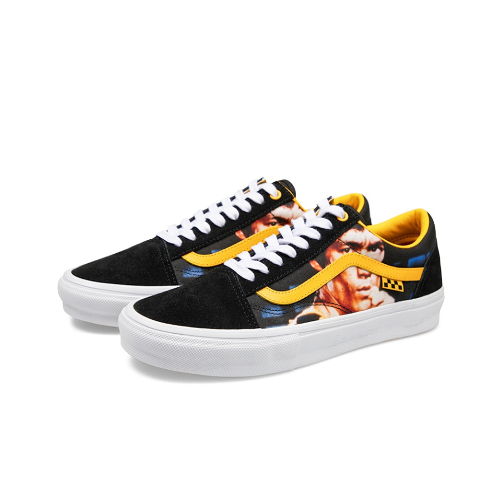 Кеды Vans x Bruce Lee Old Skool Black Yellow VN0A5FCBY23