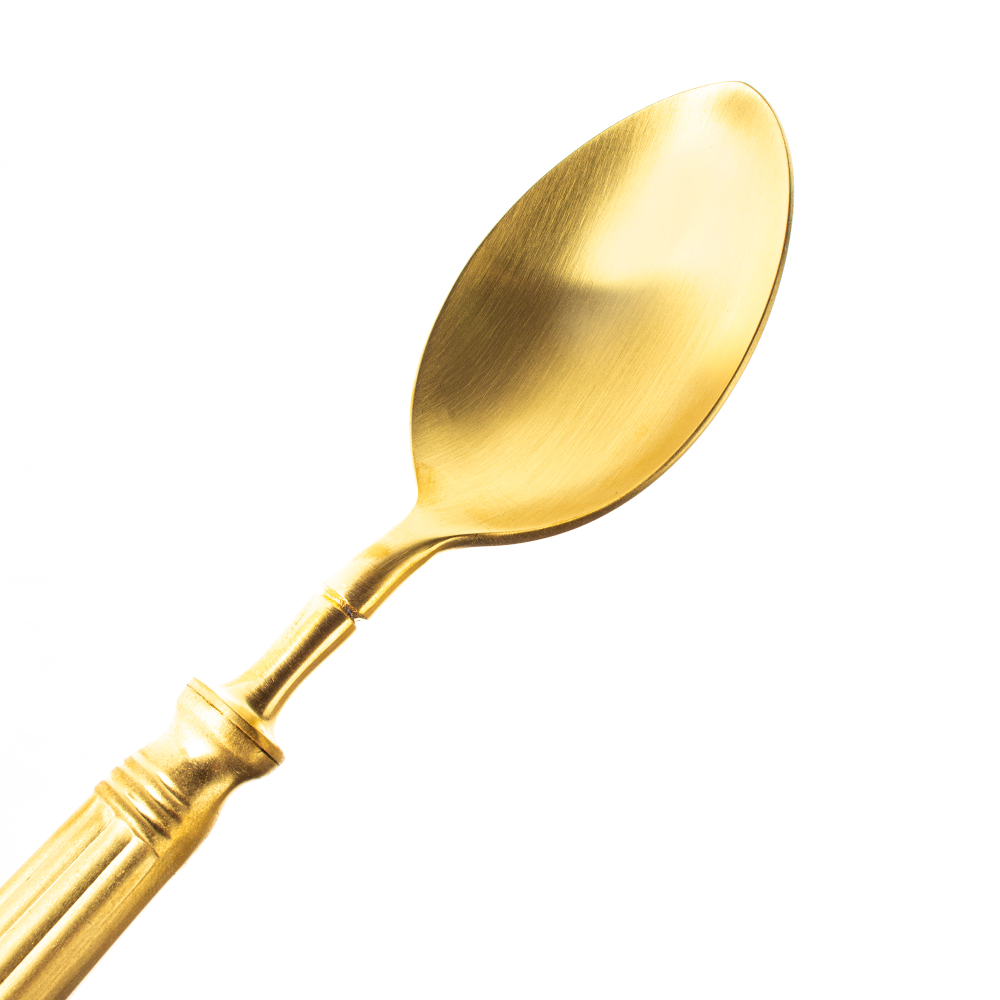 Набор столовых приборов на 6 персон 24 предмета Cutipol Line Matte Gold Brushed в подарочной упаковке